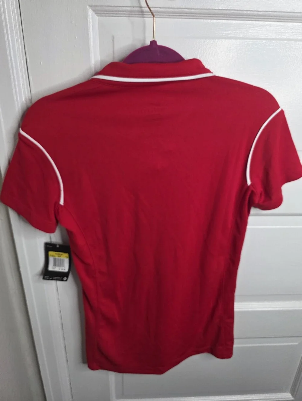 NWT Nike Ohio State Golf Polo Shirt Red Womens Small